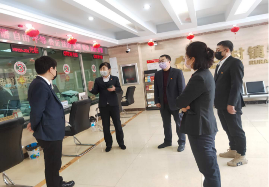 疫情防控領導小組再次下沉各營業網點開展疫情防控督導檢查工作